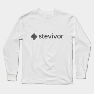 Stevivor full logo (black variant) Long Sleeve T-Shirt